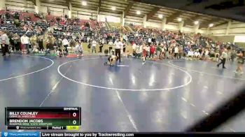 130 lbs Semifinal - Billy Counley, Cedar Jr. Wrestling vs Brendon Jacobs, Mountain Ridge Youth Wrestling