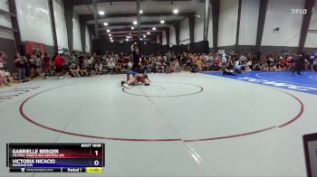 120 lbs Champ. Round 1 - Gabrielle Berger, Victory Wrestling-Central WA vs Victoria Nicacio, Washington