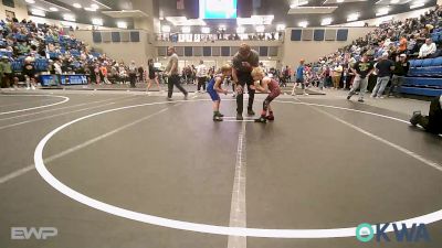 52 lbs Round Of 16 - Grant Mullen, Perry Wrestling Academy vs Maason Edwards, Woodward Youth Wrestling
