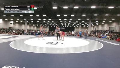 144 lbs Semis - Cade Nieuwsma, MATPAC Wrestling Club vs Toby Shipman, Threestyle Wrestling Of Oklahoma