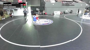 Cons. Round 2 - Frank Lopez, Lemoore High School Wrestling vs Chance Hernandez, South Bakersfield High School Wrestling