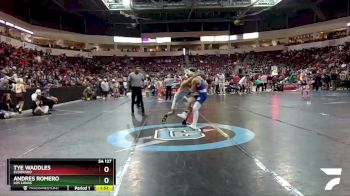 5A 127 lbs Champ. Round 1 - Andres Romero, Los Lunas vs Tye Waddles, Eldorado