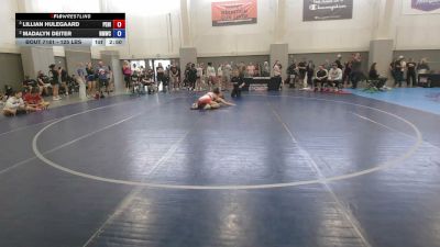 125 lbs Semis - Lillian Hulegaard, Peninsula vs Madalyn Deiter, North Montana Wrestling Club