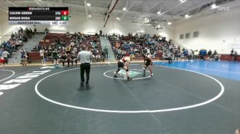 144 lbs Quarterfinal - Calvin Green, Star Valley vs Edgar Sosa, Jackson Hole