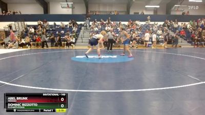 149 lbs Cons. Round 3 - Dominic Rizzotto, Elizabethtown vs Abel Brunk, Messiah