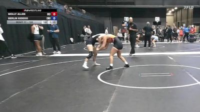 124 lbs Semifinal - Molly Allen, Oklahoma State University vs Berlin Kiddoo, Central Methodist University