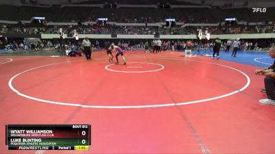 National 92-99 lbs Quarterfinal - Wyatt Williamson, Williamsburg Wrestling Club vs Luke Bunting, Poquoson Athletic Association