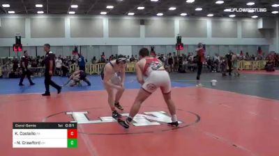 195 lbs Consolation - Kyle Costello, PA vs Nick Crawford, OH