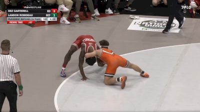 157 lbs Placement Matches (16 Team) - Landon Robideau, Oklahoma State vs Dez Garterell, Nebraska