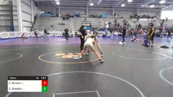 135 lbs Quarterfinal - Cap Benson, GA vs Clayton Shaddix, KY