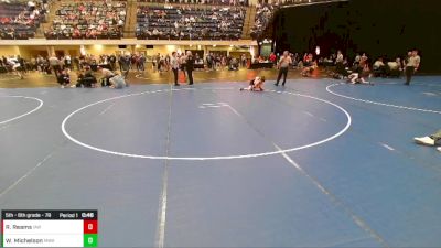 5th - 6th grade - 78 Cons. Round 2 - Reed Reams, Immortal Athletics WC vs Wyatt Michelson, Moen Wrestling Academy