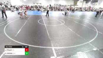 145 lbs Semifinal - Jahlia Miguel, 4mg vs Andrea Aldrete, Legacy Wrestling Center