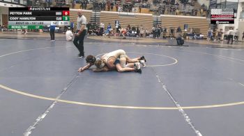 157 lbs Round Of 32 - Peyton Park, Unrostered Bull Trained vs Cody Hamilton, Clarion