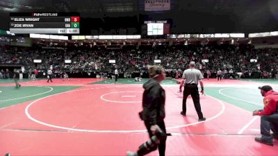 76 lbs Quarterfinal - Eliza Wright, BMDA vs Zoe Irvan, Unattached