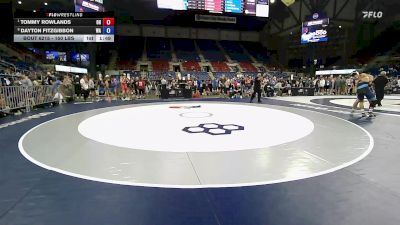 150 lbs Quarters - Tommy Rowlands, OH vs Dayton Fitzgibbon, WA