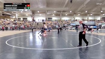A 120 lbs 3rd Place Match - Zedediah Hulet, Anderson Co. High School vs Derrick Bolden, Millington Central High School