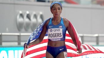 Raevyn Rogers Tries Her Hand At The 400m
