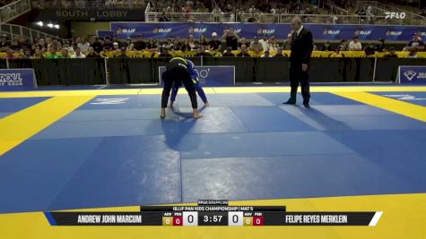 Andrew John Marcum vs Felipe Reyes Merklein 2026 Pan Kids Jiu-Jitsu IBJJF Championship