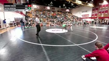 130 lbs Cons. Round 2 - Olyvia Roscoe, Kelly Walsh vs Aurora Colvin, Star Valley
