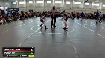 72 lbs Round 4 (6 Team) - Dawson Gallerani, NOS vs Jackson Bish, Lake/Armory Red