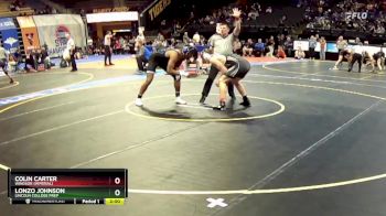 190 Class 3 lbs Champ. Round 1 - Colin Carter, Windsor (Imperial) vs Lonzo Johnson, Lincoln College Prep