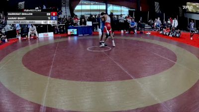 55kg 1st Place Match - Harkirat Dhillon, Canadian Mal Wrestling vs Aarav Bhatt, The ROC
