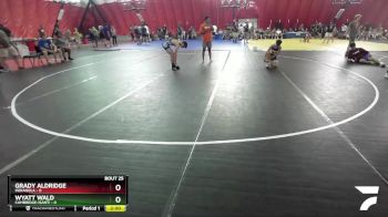 106 lbs Round 4 (16 Team) - Wyatt Wald, Cambridge-Isanti vs Grady Aldridge, Indianola