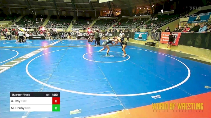 150 lbs Quarterfinal - Alexandria Ray, Prodigy Wrestling vs Matilda ...