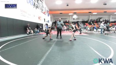 96-100 lbs Rr Rnd 2 - Logan Sligar, Pin-King All Stars vs Tracker Smith, Salina Wrestling Club