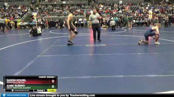 140 lbs Champ. Round 1 - Saxon Kouril, Sioux Falls Lincoln vs Gabe Rubino, Ubasa Wrestling Academy