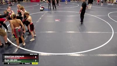 82 lbs Quarterfinal - Sebastian Gonzales, MN Elite Wrestling Club vs Elias Nielsen, Summit Wrestling Academy