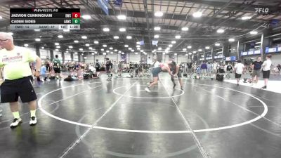 285 lbs Rr Rnd 1 - Jaevion Cunningham, Doughboy Gold vs Caden Sides, All-American Wrestling Club HS