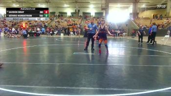 112 lbs Quarterfinal - Jaxson Bray, Blackman Wrestling Club vs Jethro Nordstrom, McMinn Tribe