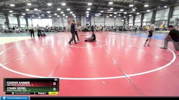 56 lbs Rd# 3 12:00pm Friday - Cooper Karber, Oklahoma Outlaws Blue vs Cohen Seidel, NCWAY National Team