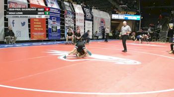 106 Class 3 lbs Cons. Round 1 - Jean-Paul Gaudreault, Vianney vs Noah Lowe, Camdenton