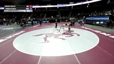 132 lbs Cons. Round 1 - Kenzie Welch, Minisink Valley vs Brielle Nels, Homer