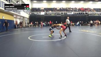 141 lbs Champ. Round 2 - Romal Sediqi, Sacramento City College vs Benjamin Salas, Cerritos College