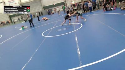 101-109 lbs Cons. Round 2 - Harlee Rowley, Northwest vs Harper Keairnes, Warrior Wrestling Academy