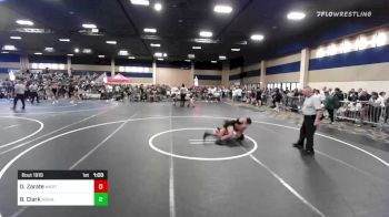 120 lbs Round Of 128 - David Zarate, Martin Luther King Jr vs Brandon Clark, Mohave Wrestling Club