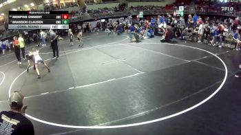 60 lbs Cons. Round 1 - Branson Clausen, Conestoga Wrestling Club vs Memphis Ommert, Aurora Wrestling Club