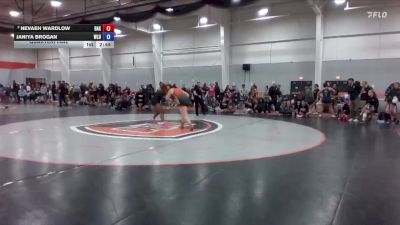 180 lbs Quarterfinal - Janiya Brogan, West Liberty vs Nevaeh Wardlow, Baker