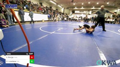 52 lbs Final - Vincent Burgo, Team Tulsa Wrestling Club vs Dean Lovelace, Caney Valley Wrestling