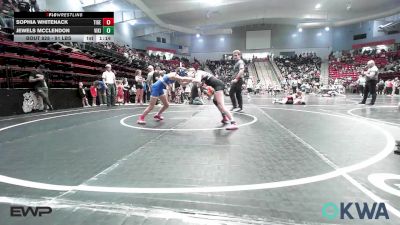 91 lbs Rr Rnd 3 - Sophia Whitenack, Tiger Trained Wrestling vs Jewels Mcclendon, Viking Wrestling Club