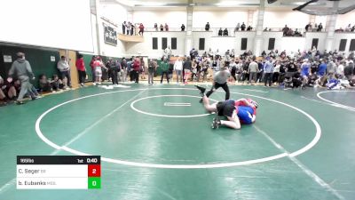 165 lbs Consi Of 16 #1 - Caden Seger, Bridgewater-Raynham vs Beck Eubanks, Middletown