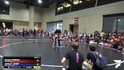 62 lbs Round 1 (6 Team) - Olivia Fondaw, Trojan WA vs Kinsley Jones, Not Plain Jane`s