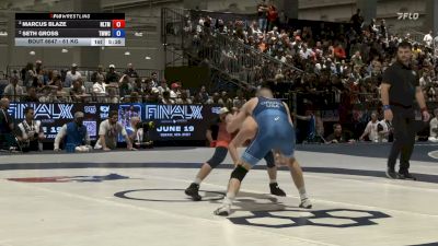 61 kg Semis - Marcus Blaze, NLWC/TMWC vs Seth Gross, Titan Mercury Wrestling Club