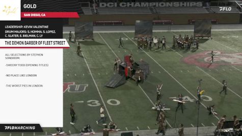 GOLD ""THE DEMON BARBER OF FLEET STREET"" Multi Cam at 2025 DCI Open Class World Championship