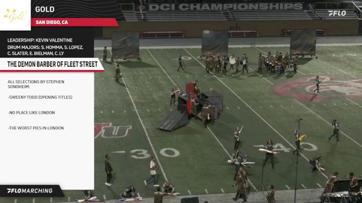 GOLD ""THE DEMON BARBER OF FLEET STREET"" Multi Cam at 2025 DCI Open Class World Championship