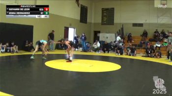 83 lbs Cons. Round 2 - Giovanni De Leon, Oakdale vs Jenna Hernandez, Dethrone
