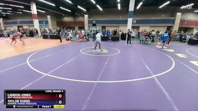 126 lbs Cons. Round 4 - Landon Jones, Best Trained Wrestling vs Taylor Suggs, Warrior Trained Wrestling